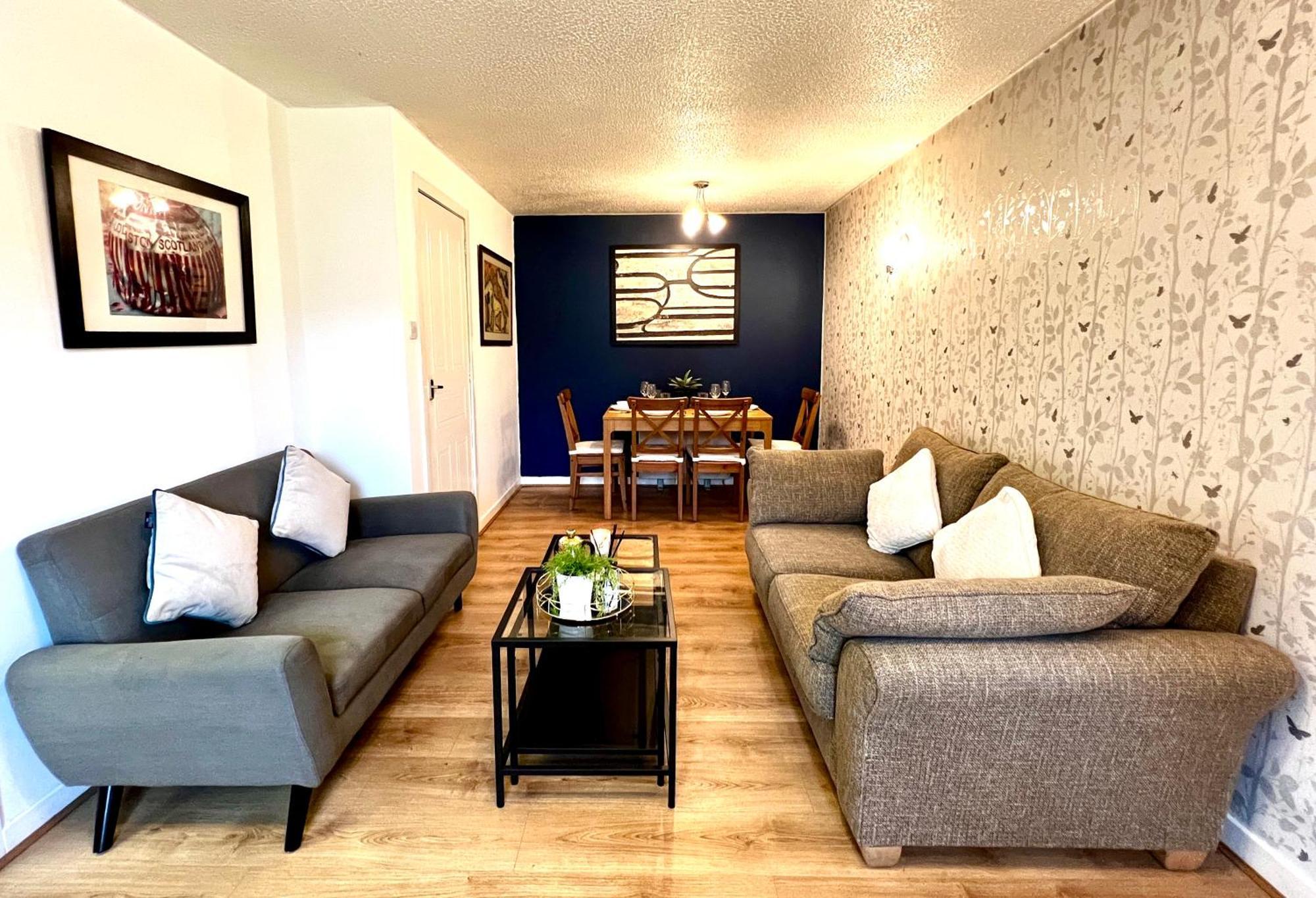 Ground Floor Flat With Free Parking & Wifi Apartment Glasgow Ngoại thất bức ảnh
